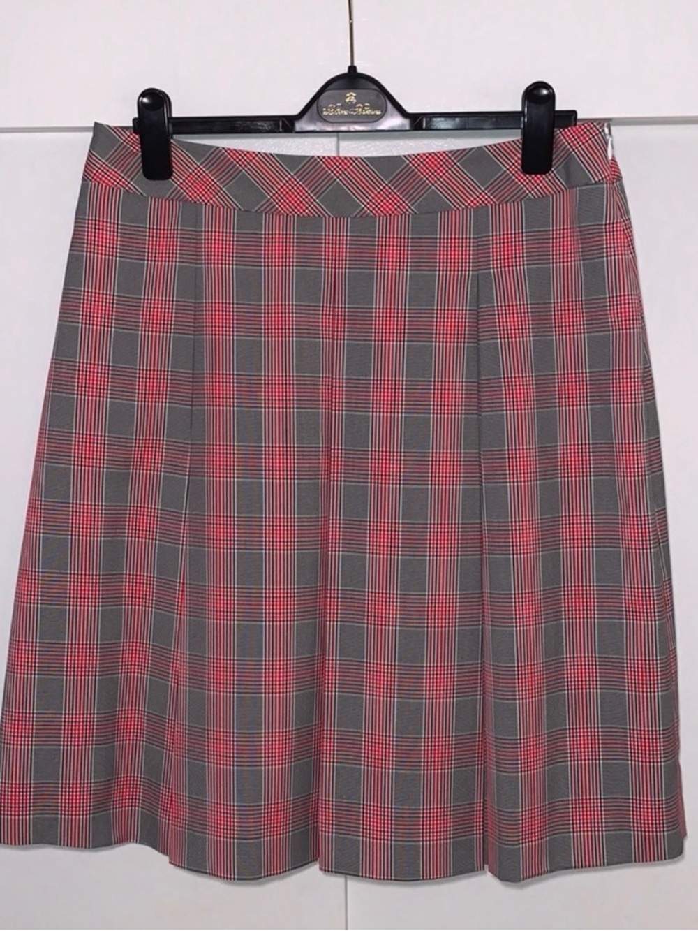 Brooks Brothers 14P Plaid Pleated Skirt with Pockets